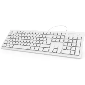 Hama KC-200 Basic Keyboard - UK Layout (White)