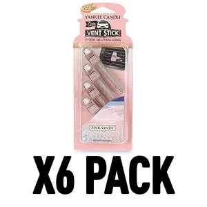 Pink Sands (Pack Of 6) Yankee Candle Vent Stick