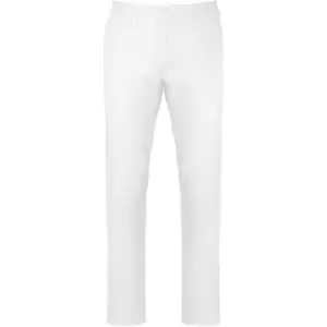 Kariban Mens Chino Trousers (S) (White)
