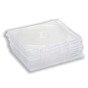 Slimline Clear Jewel CD Case 1 x Pack of 100 CCS95508
