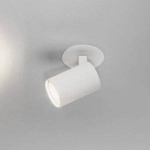 1 Light Recessed Flush Reading Lamps White, GU10