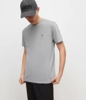 AllSaints Mens Brace Crew T-Shirt, Dusty Lilac, Size: XS