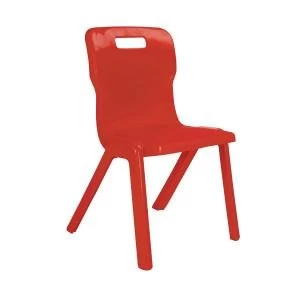Titan One Piece Chair 350mm Red KF72159