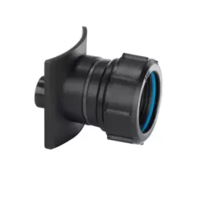 McAlpine Mechanical Pipe Soil Boss Connector Black 4" x 1.5in