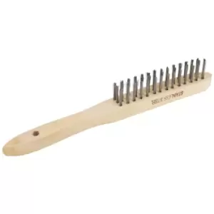 SIP SIP 3-Row Stainless Steel Wire Brush