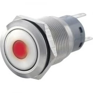 Tamper proof pushbutton 250 V AC 5 A 1 x OnOn TRU COMPONENTS