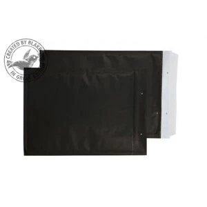 Blake Purely Packaging C4 Peel and Seal Padded Envelopes Matt Black Pack of 100