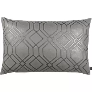 Othello Geometric Cushion Graphite / 40 x 60cm / Cover Only