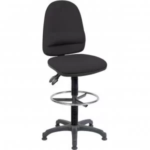 Teknik Office Ergo Twin Black Fabric Operator Chair With Ring Kit