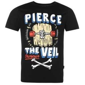 Official Pierce The Veil T Shirt Mens - Skateboard
