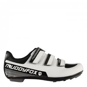 Muddyfox RBS100 Mens Cycling Shoes - White/Black