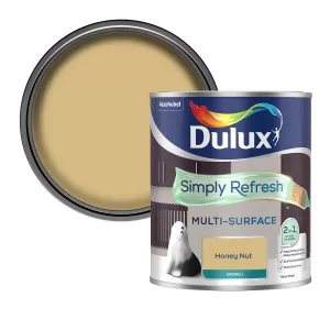 Dulux Simply Refresh Multi Surface Honey Nut Eggshell Paint 750ml