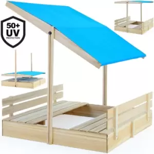 Deuba - Sand pit with Height Adjustable Roof Model Choice Uv Protection > 50