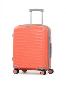 Rock Luggage Sunwave Carry-On 8-Wheel Suitcase - Peach