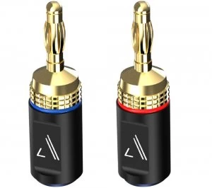 AUSTERE V Series Banana Adapters - Pack of 2, Gold