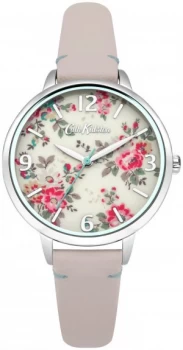 Cath Kidston Ladies Pink Leather Strap Watch