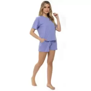 Foxbury Ladies/Womens Boxy Marl Pyjama Set (8-10 UK) (Blue Marl)