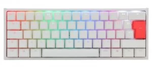 Ducky One2 Mini 60% White Frame RGB USB Mechanical Gaming Keyboard Sil