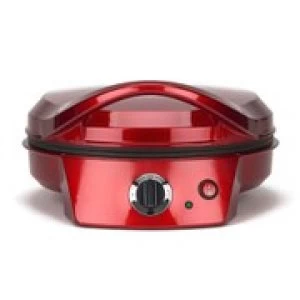 Gourmet Gadgetry Retro Diner Pizza Oven and Multi Grill - Red