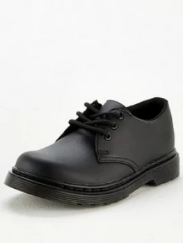 Dr Martens Childrens 1461 Lace Up Shoes - Black, Size 12 Younger
