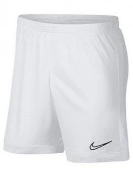 Boys, Nike Junior Dry Knit Academy Short, White, Size XS (6-7 Years)