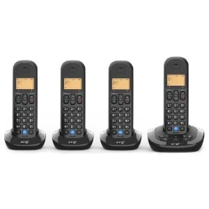 BT 3880 Cordless Home Phone with Nuisance Call Blocking and Answering Machine - Quad