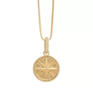 Rachel Jackson London Gold Plated Mini North Star Necklace