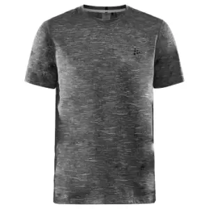 Craft Mens ADV Charge Melange Short-Sleeved T-Shirt (XL) (Black)
