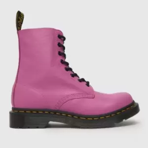 Dr Martens 1460 Pascal 8 Eye Boots In Pink