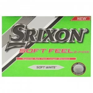 Srixon Soft Feel Golf Balls 12 Pack - White