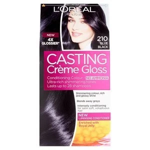 Casting Creme Gloss 210 Blue Black Semi Permanent Hair Dye Black