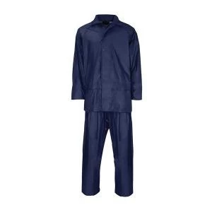 SuperTouch Large Rainsuit PolyesterPVC with Elasticated Waisted