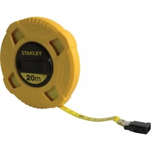 Stanley Closed Case Fibreglass Tape Measure Metric 20m 12.7mm