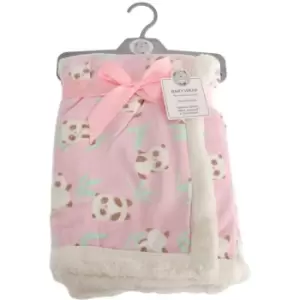 Baby Panda Wrap (75 x 100cm) (Pink) - Pink - Snuggle Baby