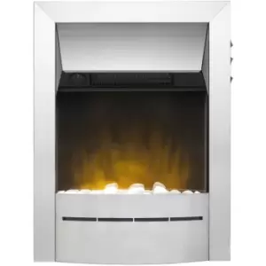 Dimplex Sevena Ecolite Stainless Steel Inset Electric Fire