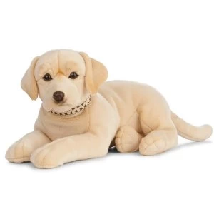 Living Nature Soft Toy - Giant Plush Labrador Dog, Golden (60cm)