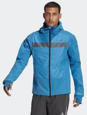 adidas Cold.rdy Running Jacket, Blue, Size L, Men