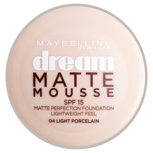 Maybelline Dream Matte Mousse Foundation 04 Porcelain 30ml Nude