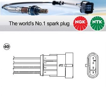 1x NGK NTK Oxygen O2 Lambda Sensor OZA527-E7 OZA527E7 (0213)