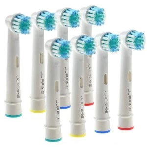 Professional Electric Toothbrush Heads Compatible with Oral B (Pack Of 8)