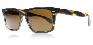 Oliver Peoples Brodsky Sunglasses Semi Matte Cocobolo 1474N9 Polariserade 55mm