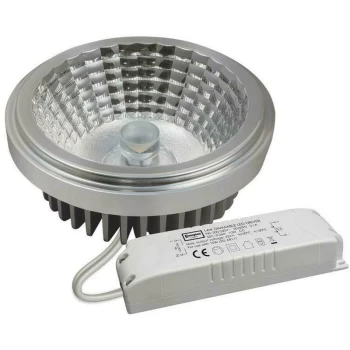 Lamps LED AR111 10W Dimmable with Driver (100W Equivalent) 2700K Warm White 30° 1020lm Spotlight Downlight Bulb - Crompton