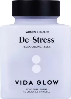 Vida Glow Womens Health De-Stress 60 Chewable Capsules