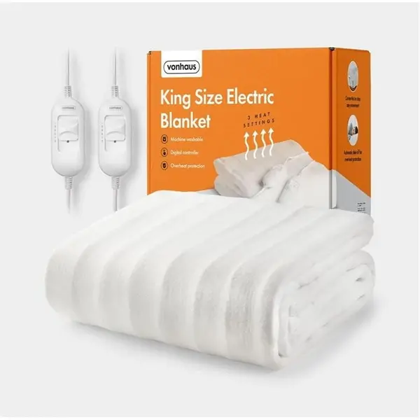 VonHaus VonHaus - King Size Electric Blanket - White One Size