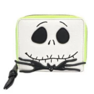 Loungefly Disney The Nightmare Before Christmas Faux Leather Bifold Zip Around Purse