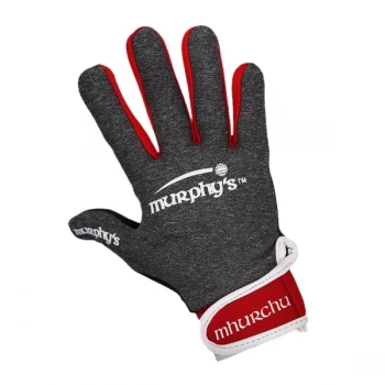 Murphy's Gaelic Gloves 8 / Small Grey/Red/White