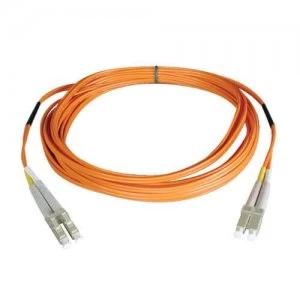 Tripp Lite Duplex Multimode 62.5 125 Fiber Patch Cable LC LC 2M