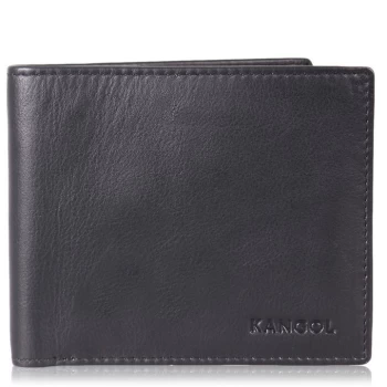 Kangol Icon Leather Wallet - Black