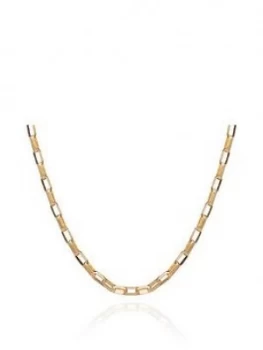 Rachel Jackson London Rachel Jackson London Gold Plated Chunky Box Chain Short Necklace