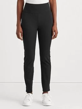 Lauren by Ralph Lauren Adesina-Slim Leg-Pant - Polo Black, Size S, Women